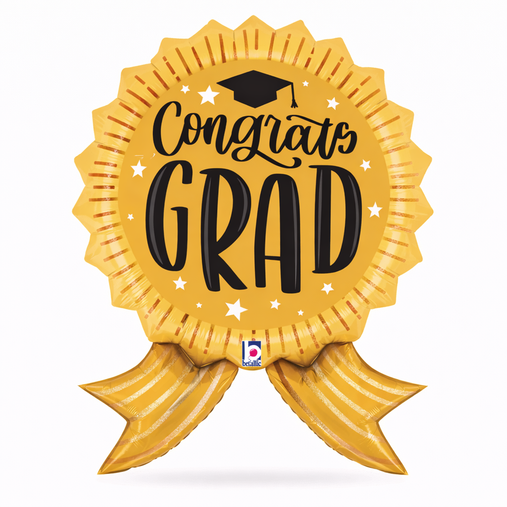 Betallic 35" Congrats Grad Gold Ribbon